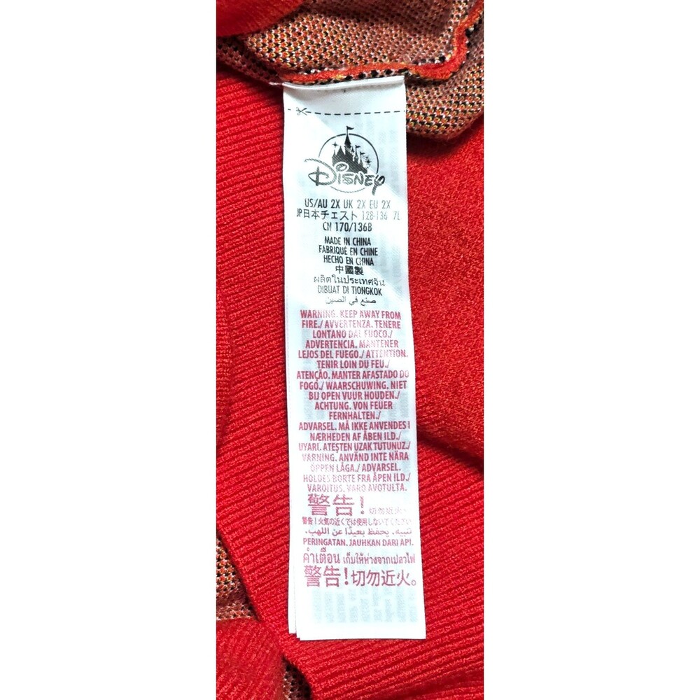 NWT DISNEY Minnie Mouse Pullover Knit Sweater Red White Polka Dot Plus Sz 2x - Picture 5 of 8